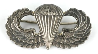 US WW2 Paratrooper Jumpwing 'Gemsco Sterling'