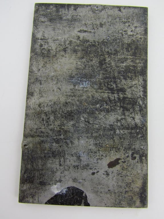 Original German Newspaper Photo “Druckplatte” (printing plate)