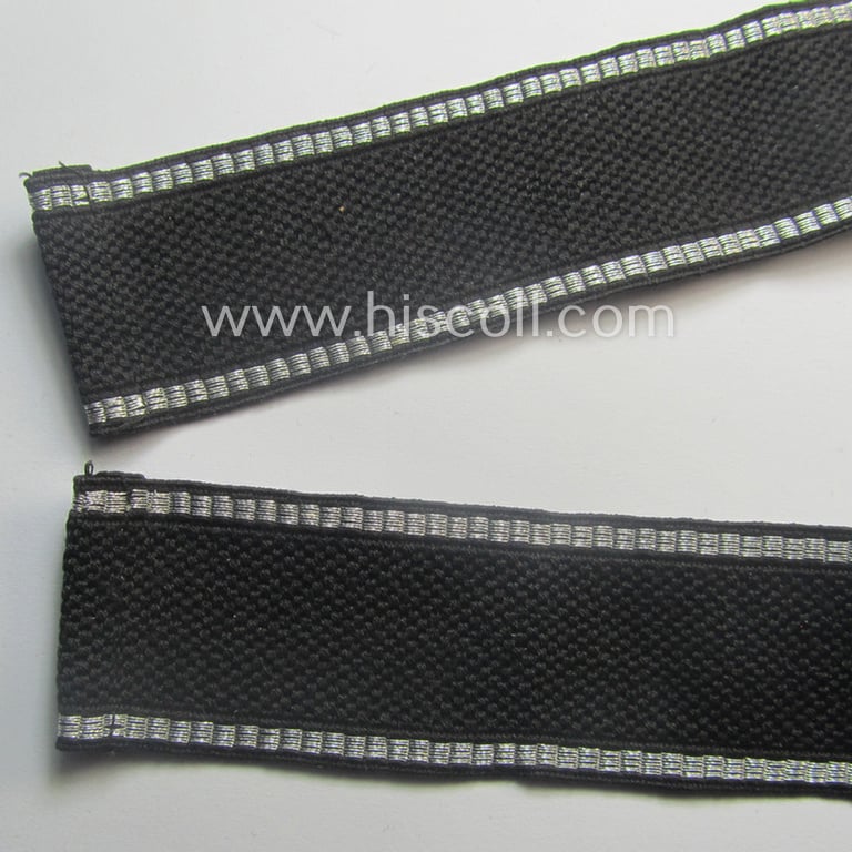 Superb, 'Allgemeine-SS', so-called: 'RzM-styled' (and neatly hand-embroidered!) cuff-title (ie. 'Ärmelstreifen') as was intended for usage by the soldiers (ie. NCOs and/or officers) attached to the: '3. SS-Standarte' "Thüringen"