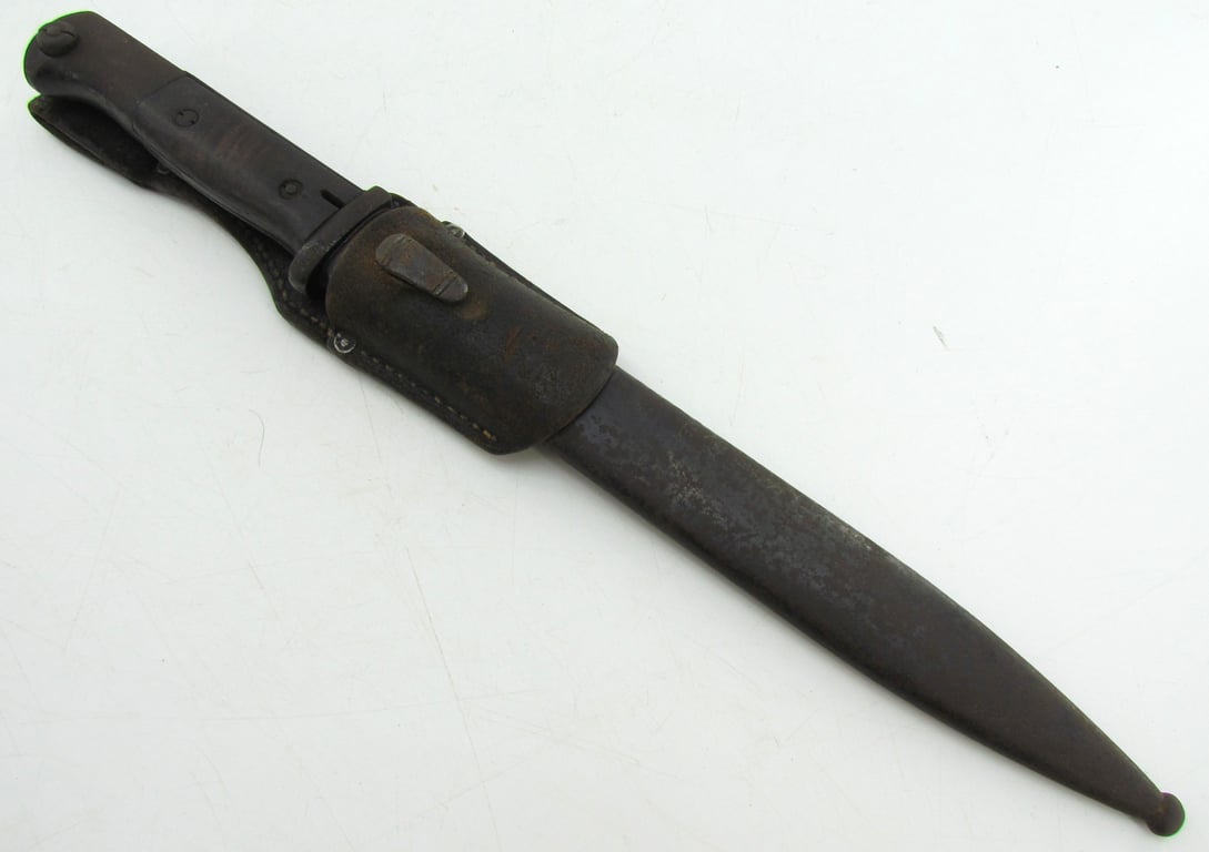 Early matching K98 bayonet by S.178G ‘Gebr. Heller’ with Frog (1935)