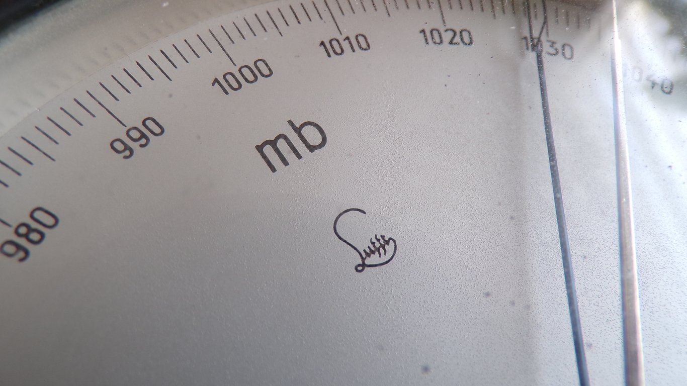 Kriegsmarine Bulkhead Aneroid Barometer by Lufft