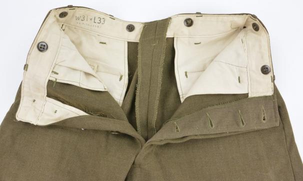 US WW2 Field Wool Serge Trousers