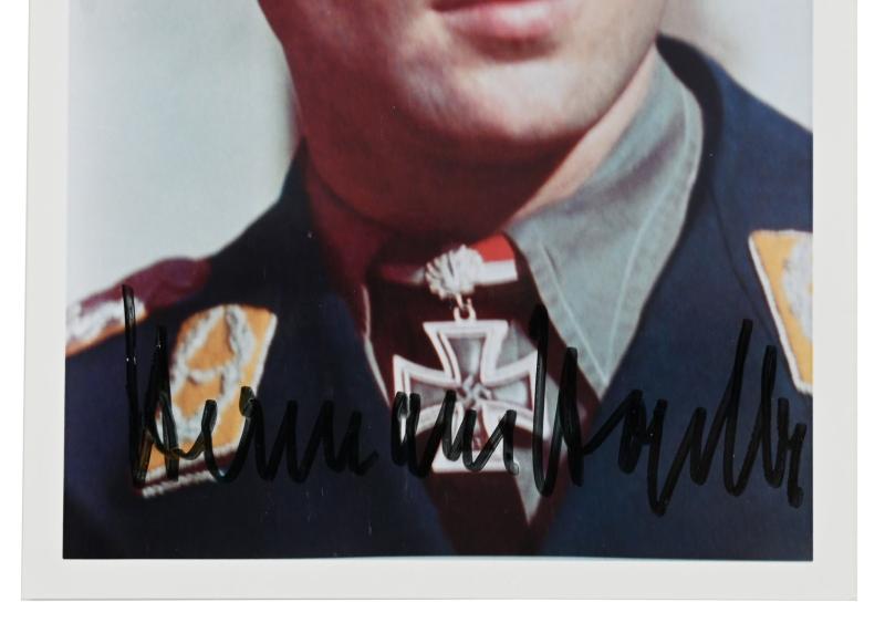 Signature of Luftwaffe KC-OLC&S Recipient 'Hermann Hogebach