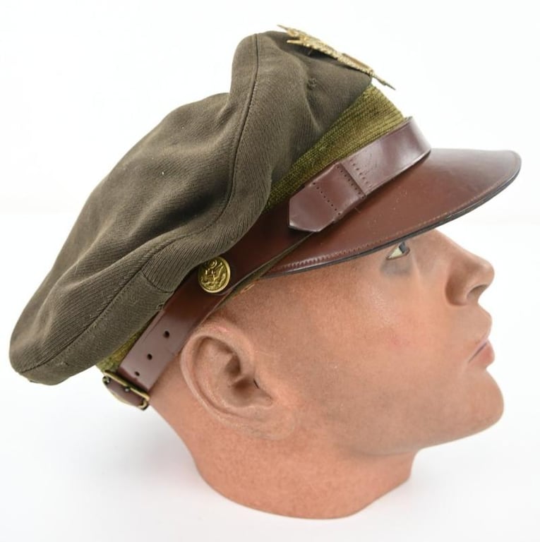 US WW2 Officer's Crusher Visor Cap