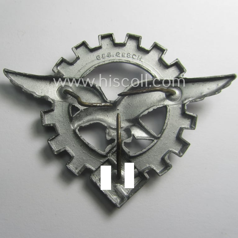 WH (Luftwaffe)-related- (and I deem officers'-pattern) breast-badge ie. eagle-device as was specifically intended for commissioned-staff working within the WH 'Generalluftzeugmeister'- (ie. 'GL'-) organisation