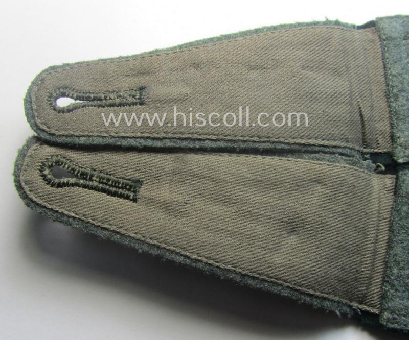 Pair of WH (Heeres) NCO-type (ie. 'M36- o. M40'-pattern- and/or 'pointed-styled'), neatly 'cyphered' shoulderstraps as was intended for usage by an: 'Oberfeldwebel des Infanterie-Rgts. 119'