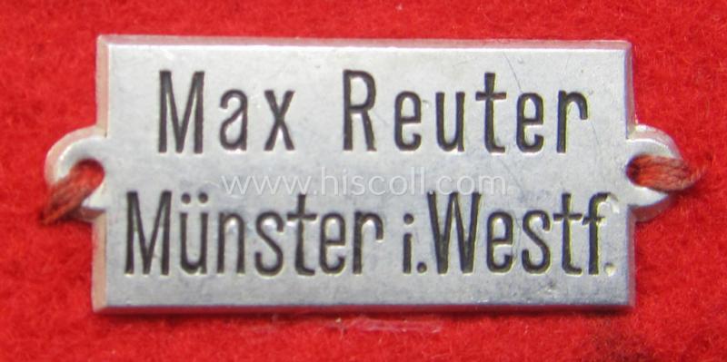 Attractive, two-pieced medal-bar (ie. 'Spange') showing two: WH (Luftwaffe) so-called: 'Dienstauszeichnungen für 4 u. 12 Jahre Treue Dienste' that both come period-mounted as a so-called: 'Doppelspange'