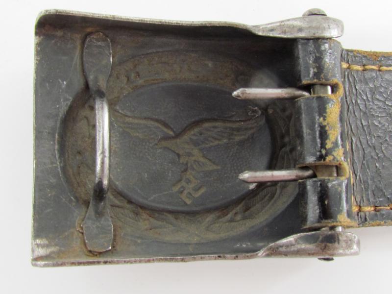 Luftwaffe Steel Belt Buckle by B. Haarmann, Lüdenscheid 1942