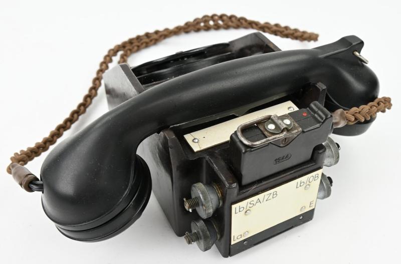 German WH Military Bakelite Desk Rotary Telephone 1942