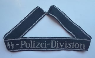 SS-Polizei Division RZM cuff title