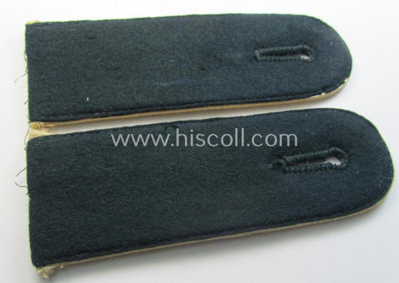 Attractive - and fully matching! - pair of WH (Heeres) early-war-period- (ie. 'M36'- ie. 'M40'-pattern and/or rounded-styled) neatly 'cyphered' EM-type shoulderstraps as was intended for a: 'Soldat des Infanterie-Regiments 110'