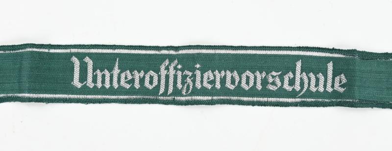 German WH Cufftitle 'Unteroffiziervorschule'