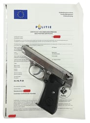 German Third Reich EU-Deko Model 38H 7.65mm Sauer...