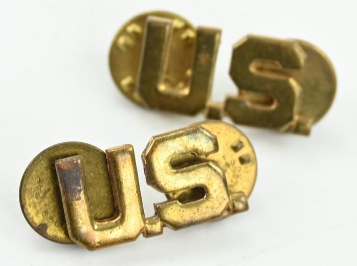US WW2 Officer's Insignia 'U.S.'