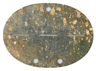 Dutch Waffen-SS Dog-Tag ''SS-Freiwilligen-Grenadier-Division "Landstorm Nederland''