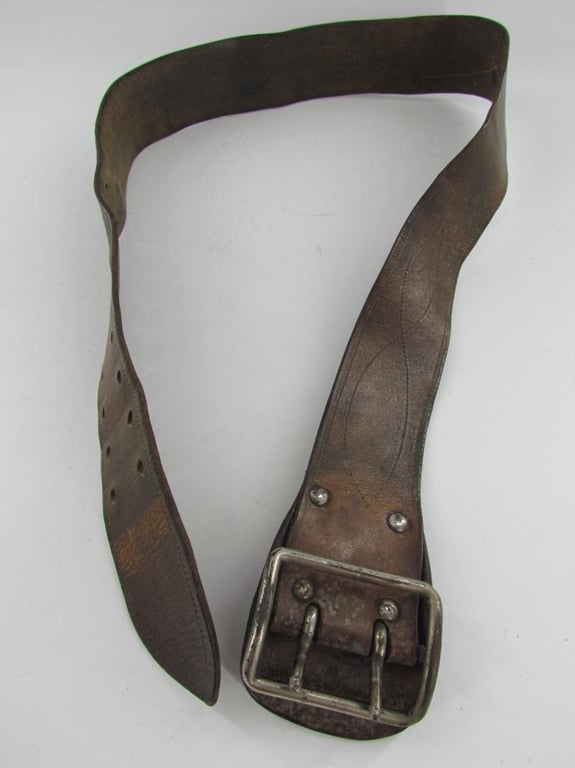 WW2 Soviet Russian Officer's Brown Leather  M33 Belt