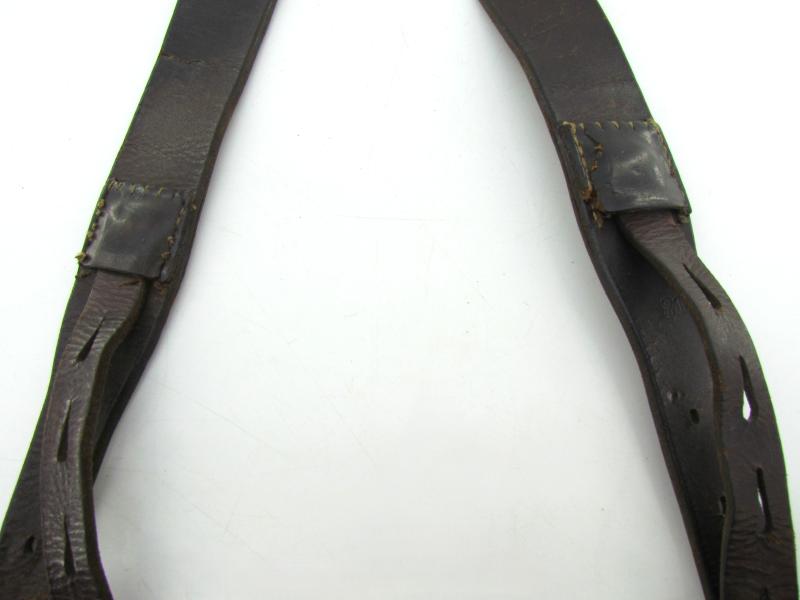 Wehrmacht leather Y-straps ‘Koppeltragegestell’