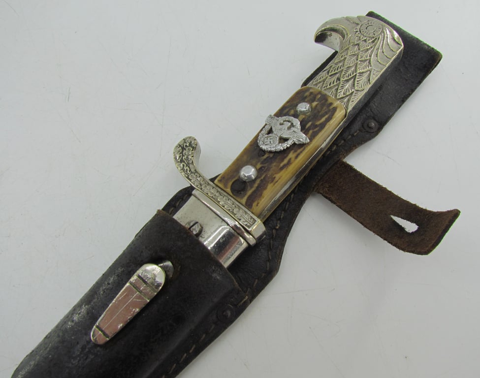 Matching Unit Marked Police Long Bayonet by by Carl Eickhorn, Solingen.