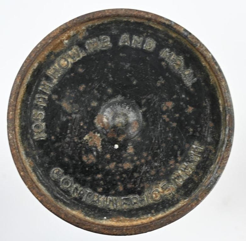 US WW2 105mm M105 Shell & Cartridge