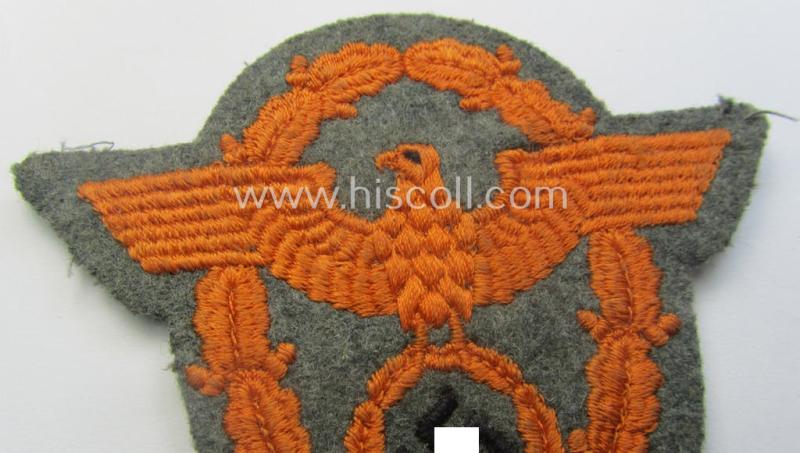 Field-police- (ie. WH (Heeres) related-) arm-eagle (ie. 'Ärmeladler') as was intended for usage by the staff of the notorious 'Feldgendarmerie-Truppen'