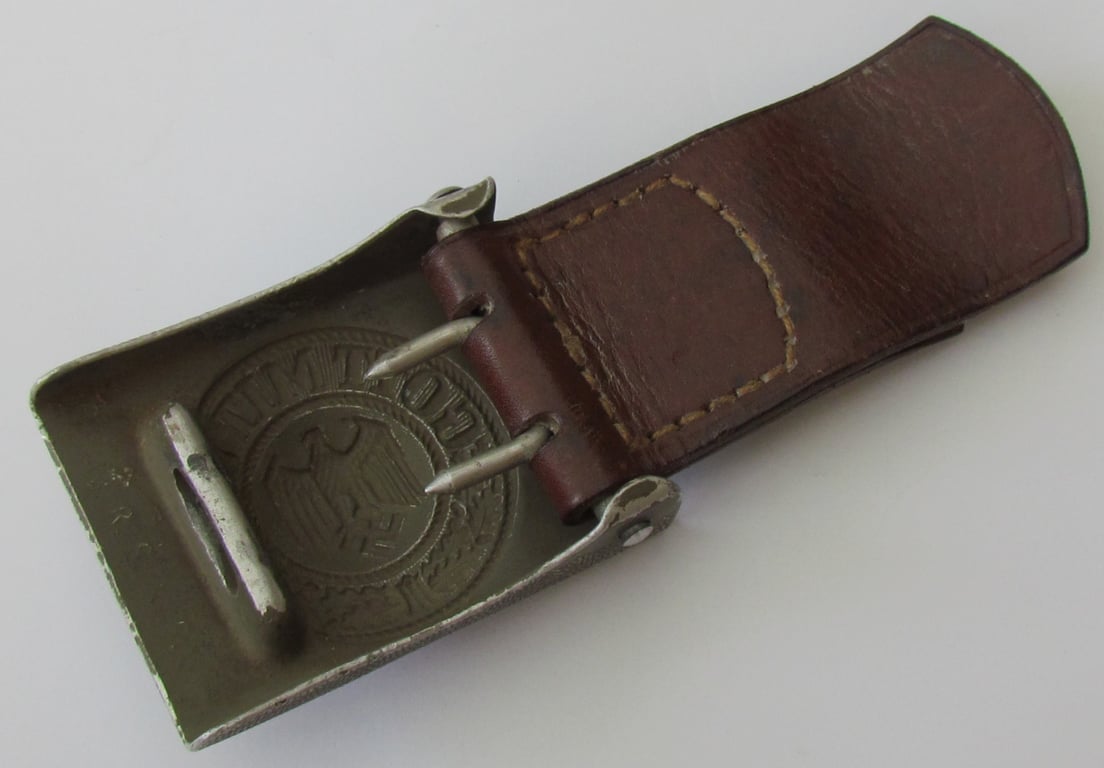 Very Early Wehrmacht Heer EM/NCO Aluminum Belt Buckle – 1936