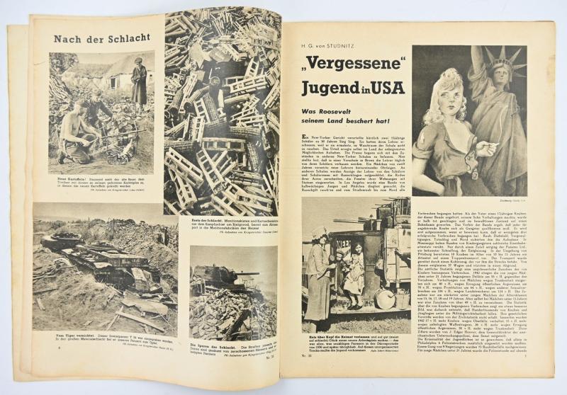 German Third Reich Magazine 'Die Woche' 1943