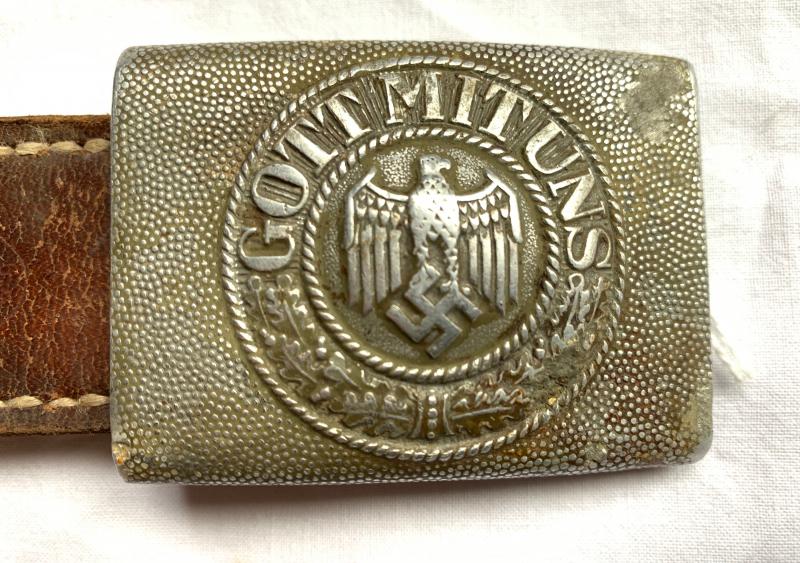 WH (Heer) Aluminium Belt Buckle -1937-