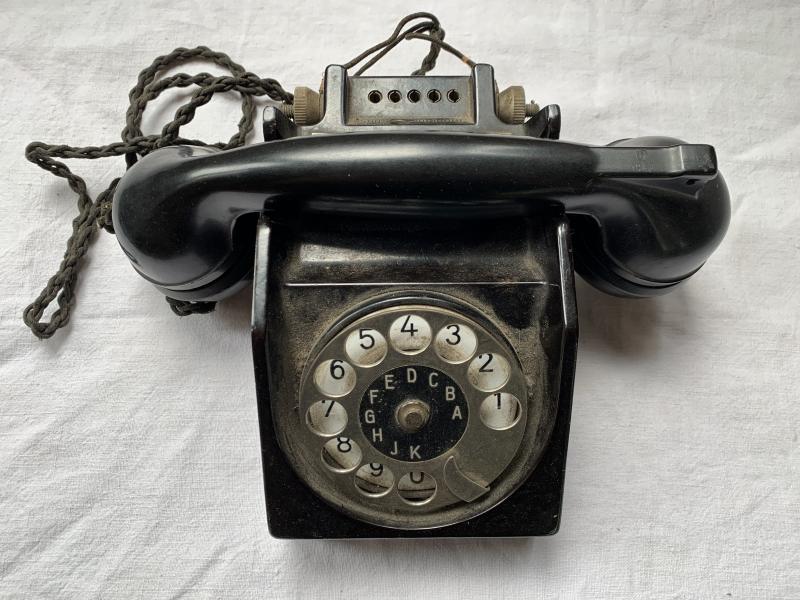 German WW2 Bakelite Desk Rotary Telephone -1937-