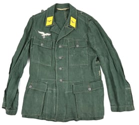 German LW M43 HBT FSJ Combat Tunic