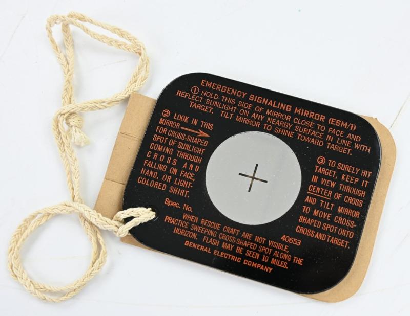 USAAF WW2 Emergency Signaling Mirror in Package