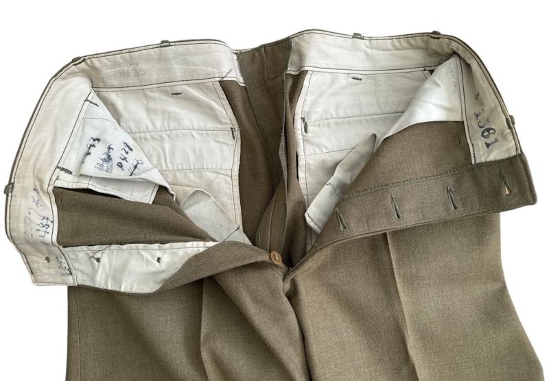 US WWII Wool Serge Trousers