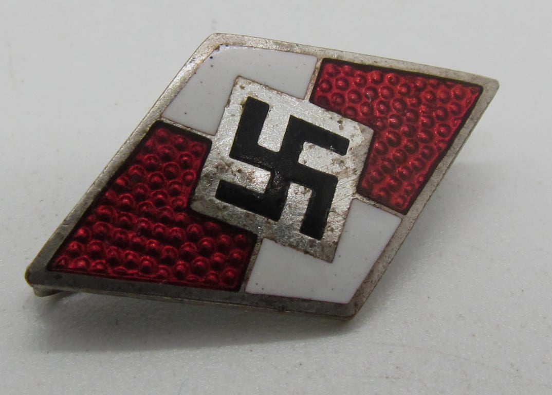 Hitler Youth Cap Badge by RZM M1/130