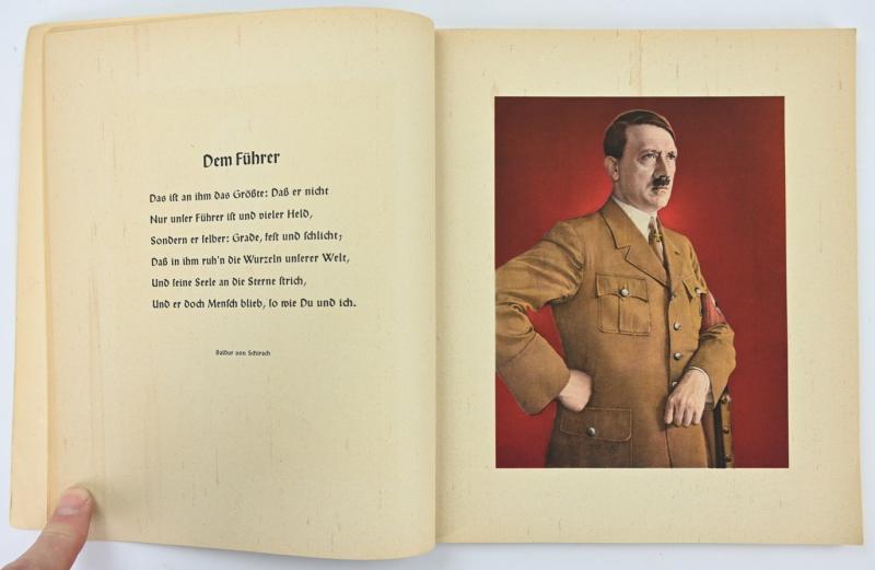 German 'Ich Kämpfe' book 1943 NSDAP Ortsgruppe Signed