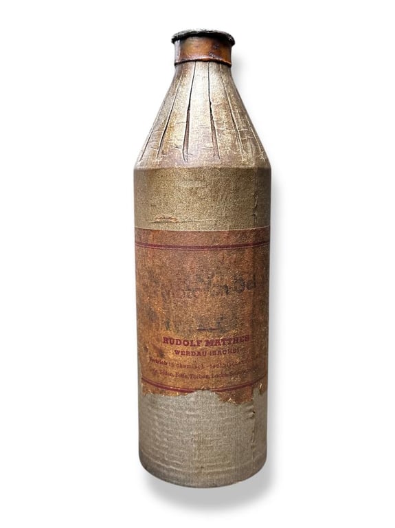 Wehrmacht Vehicle Motor Oil Bottle with label