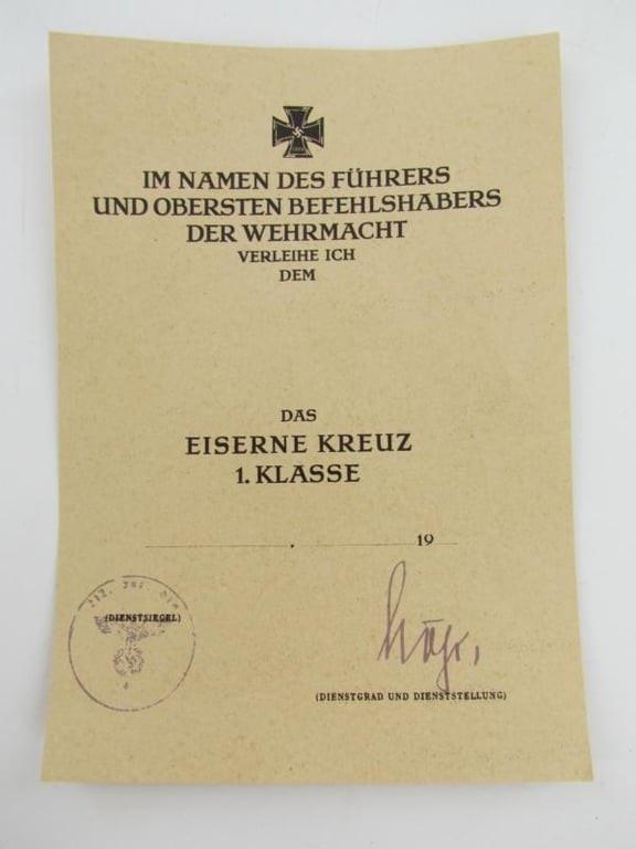 EK1 + VWA Award Document Grouping...Unissued