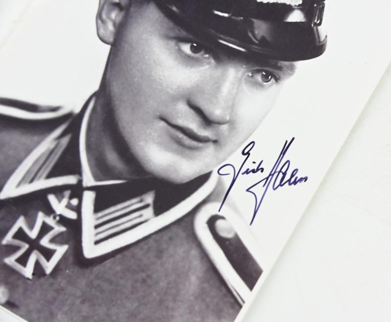 Signature of Wehrmacht Heer KC Recipient 'Günter Halm'