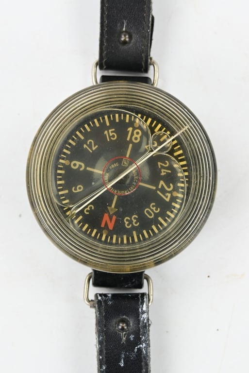 German LW ME262 Messerschmitt Controle Stick with Map and Compass