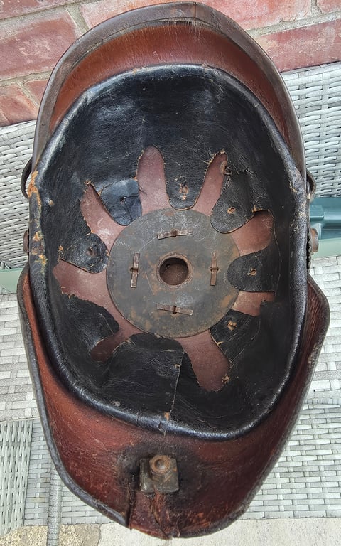 World War 1 German Pickelhaube helmet