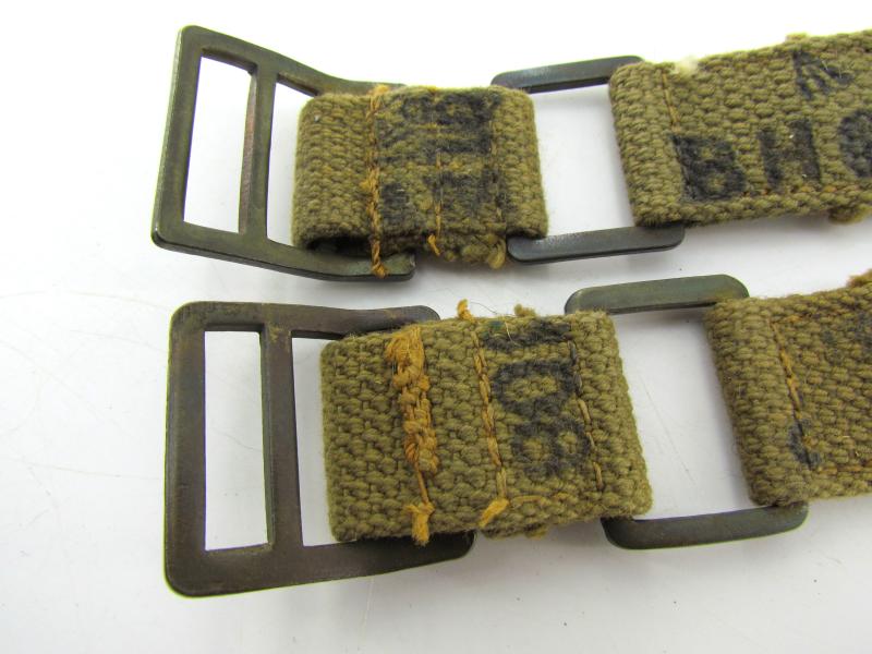 British WWII Equipment Straps