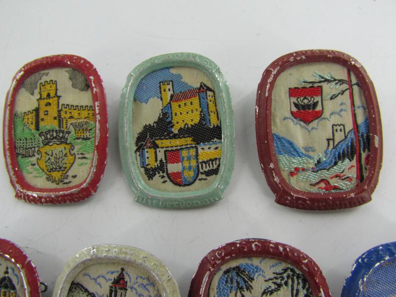 Winterhilfswerk ( WHW ) Embroidered Tinnies  ( 10x)