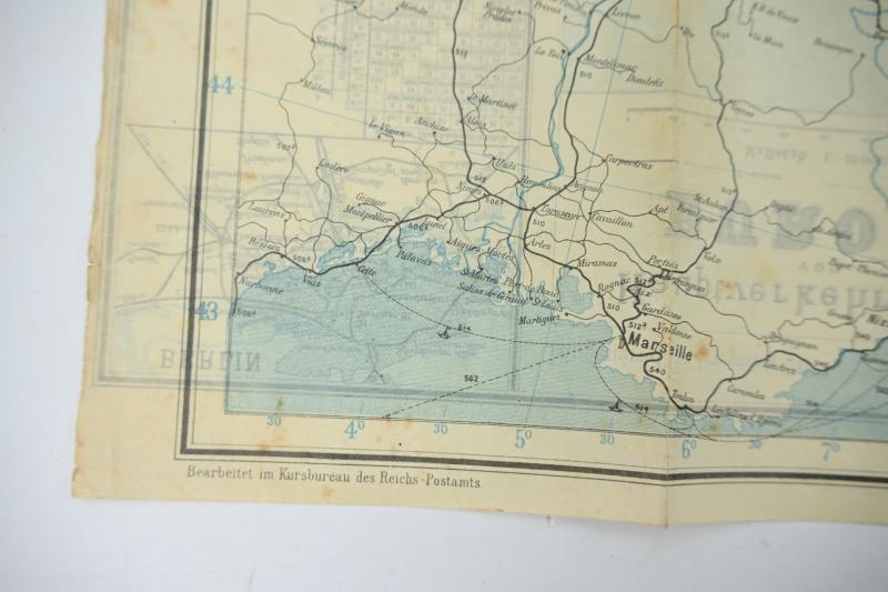 German WW1 Mapcard 'Deutschland'