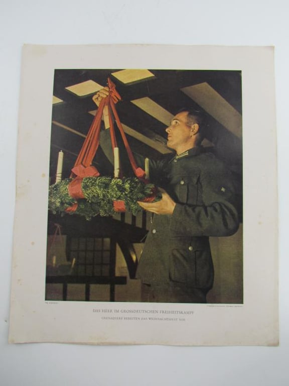 German.Printed Photo,”Das Heer Im Grossdeutschen Freiheitskampf