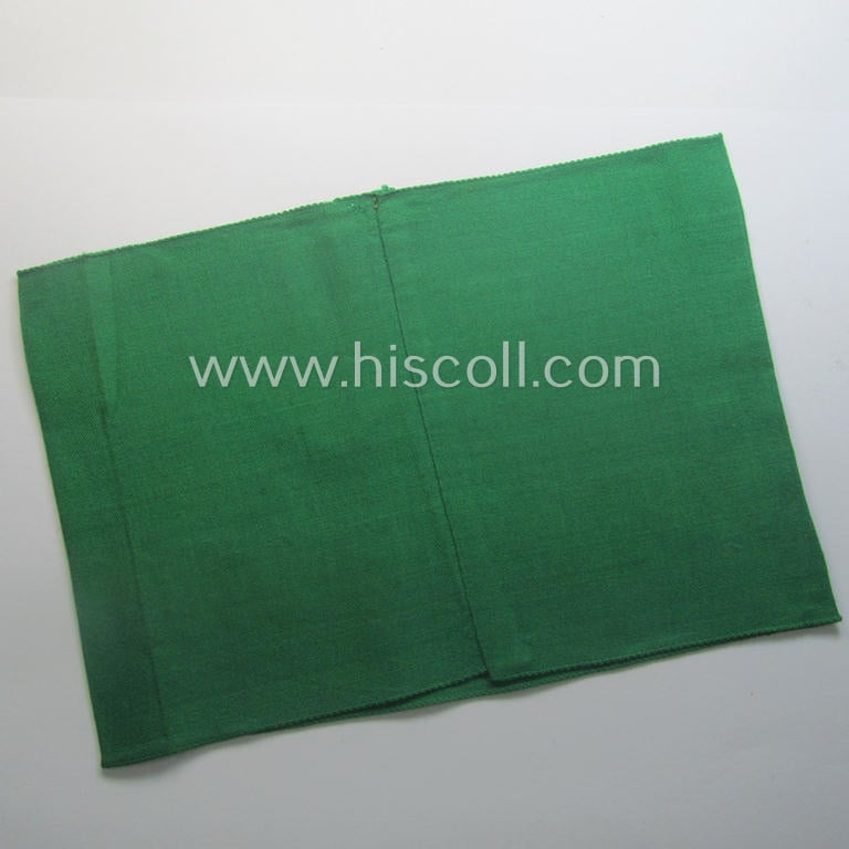 Wehrmacht-related, bright-green-coloured and/or linnen-based armband entitled: 'Feldgendarmerie' (as was specifically intended for usage by the staff of the notorious: 'Feldgendarmerie-Truppen')