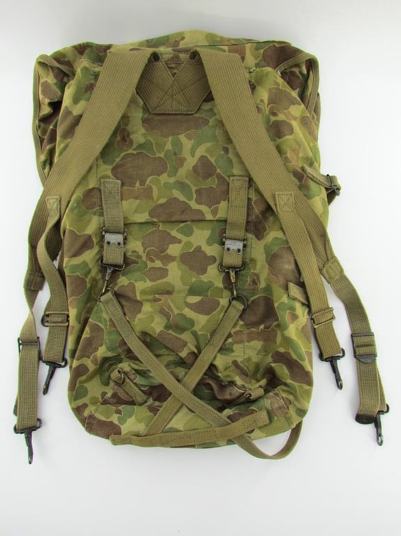 WWII USMC Camo Jungle Backpack 1943