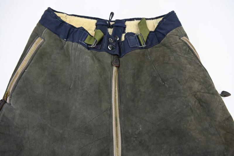 German LW Suede 'Channel' Trousers