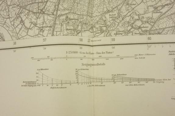 German Mapcard of 'Buurse' Holland