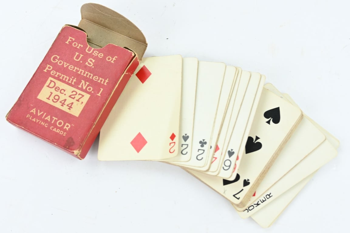 US WW2 Service Playing Cards 1944