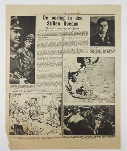 Allied/Dutch Flyer “De Vliegende Hollander” 10 May 1945 Last Edition
