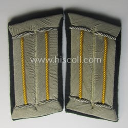 Pair of WH (Kriegsmarine) officers'-pattern collar-tabs (ie. 'Kragenspiegel'):...