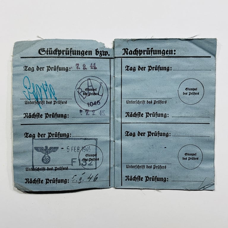 LW Fallschirm-Prüfschein